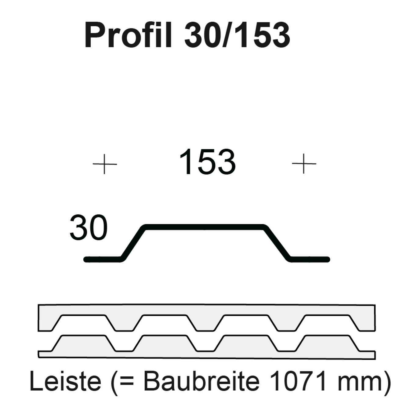 Profilfüller - Profil 30/153