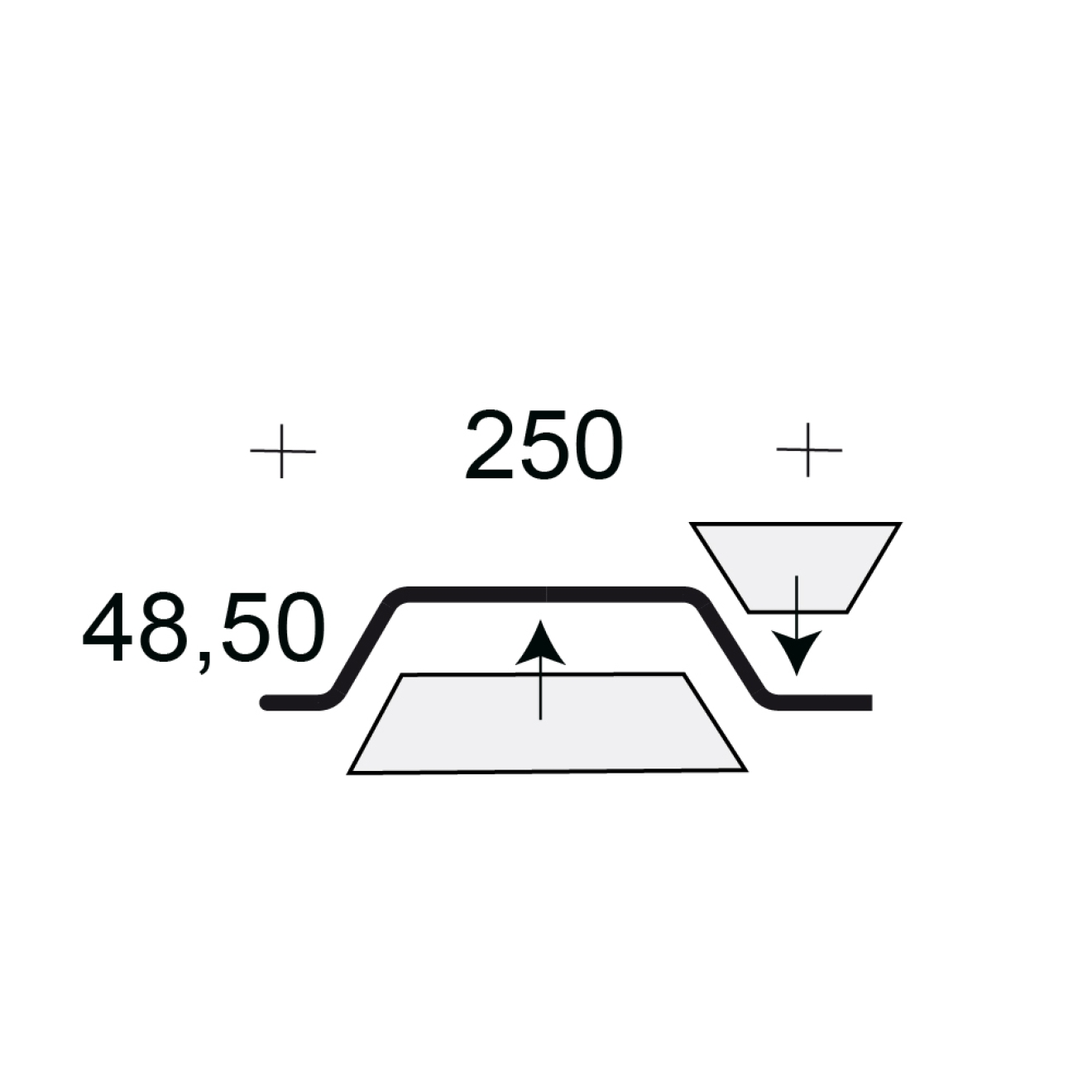 Profilfüller Stücke - Profil 50/250