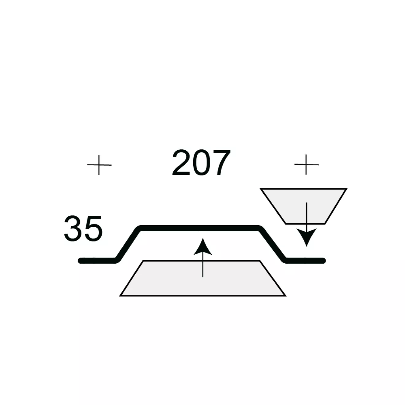 Profilfüller Stücke - Profil 35/207