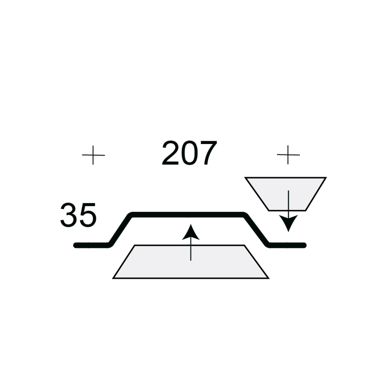 Profilfüller Stücke - Profil 35/207