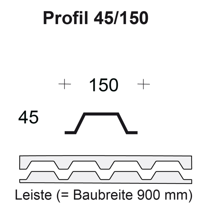 Profilfüller - Profil 45/150