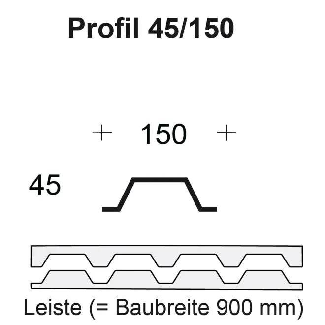 Profilfüller - Profil 45/150