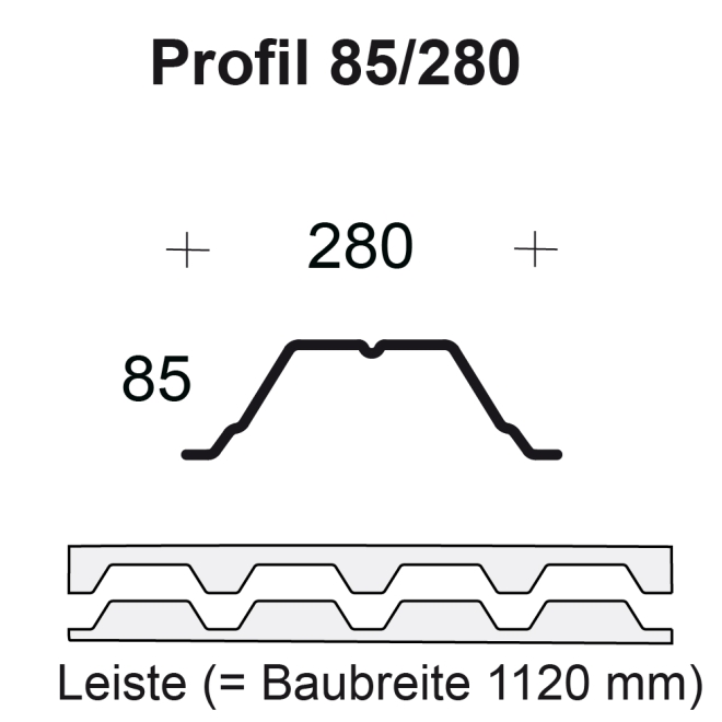 Profilfüller - Profil 85/280