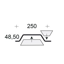 Profilfüller Stücke - Profil 50/250