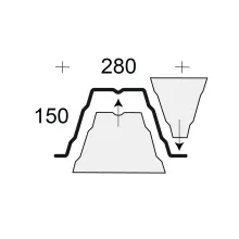 Profilfüller Stücke - Profil 150/280