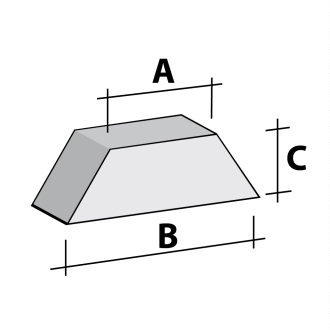Profilfüller-Stücke Sonderprofil aus Microlen (PE-Schaumstoff)