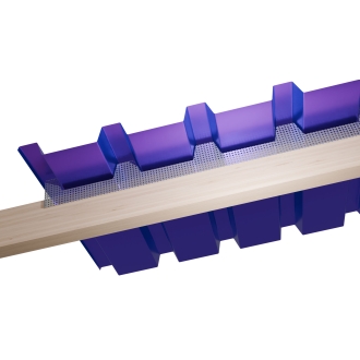 Zahnblech Profil 40/183 gelocht